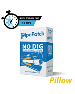 PipePatch Pillow 8" x 84" (7") Winter Resin No Dig CIPP Point Repair Kit