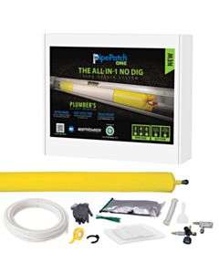 PipePatch ONE 4-inch All-in-One CIPP No Dig Pipe Repair Trenchless System, Starter Kit
